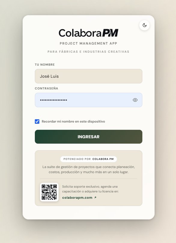 ColaboraPM modo claro
