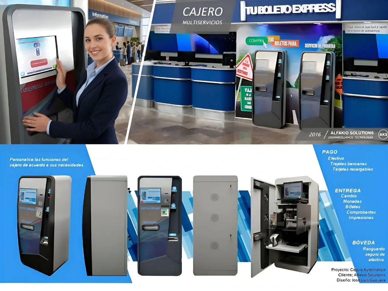 Cajero automático — Alfakio Solutions